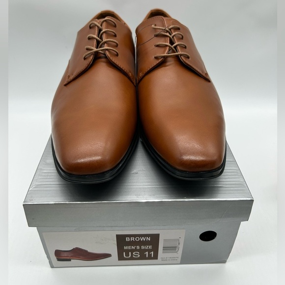 Perry Ellis Men’s Brown Leather Oxford Dress Shoes – Size 11 NWT - Picture 12 of 12